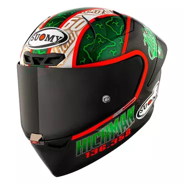 Suomy S1-xr Gp Carbon Hickman Replica 2024 Мотошлем Зеленый
