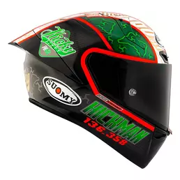 Suomy S1-xr Gp Carbon Hickman Replica 2024 Мотошлем Зеленый