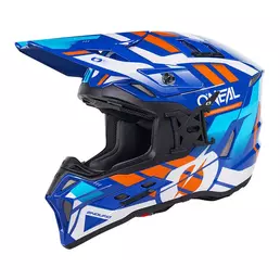 O Neal Ex-srs Dust Мотошлем Blue Orange Синий