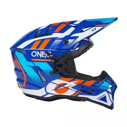 O Neal Ex-srs Dust Мотошлем Blue Orange Синий
