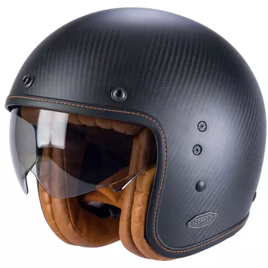 Scorpion Belfast Carbon Мотошлем Matt Black Черный (размер: xs)