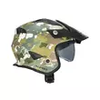 Acerbis Jet Aria 2206 Graphic Мотошлем Green Brown Зеленый