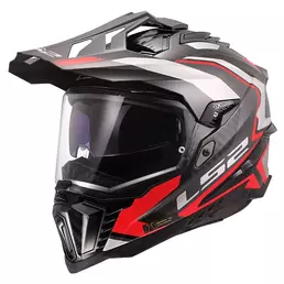 Ls2 Mx701 Explorer Carbon Frontier 2 Мотошлем Red Красный (размер: s)