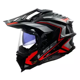 Ls2 Mx701 Explorer Carbon Frontier 2 Мотошлем Red Красный