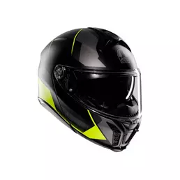 Agv Tourmodular Perception Мотошлем Grey Yellow Желтый