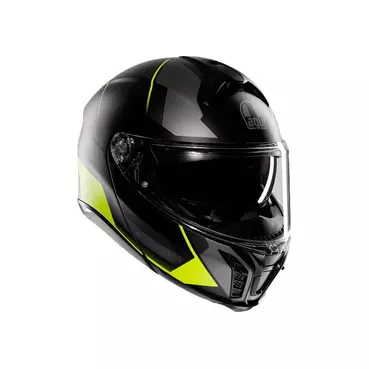 Agv Tourmodular Perception Мотошлем Grey Yellow Желтый