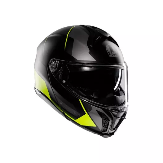 Agv Tourmodular Perception Мотошлем Grey Yellow Желтый (размер: l)