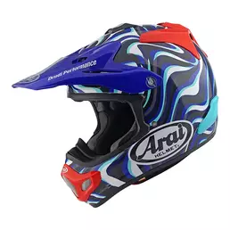 Arai Mx-v Evo Stream Мотошлем Blue Синий