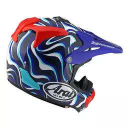 Arai Mx-v Evo Stream Мотошлем Blue Синий