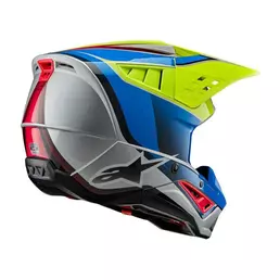 Alpinestars Sm5 2206 Sail Мотошлем Yellow Blue Желтый