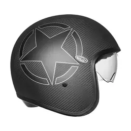 Premier Vintage Star Carbon Bm 22.06 Мотошлем Черный