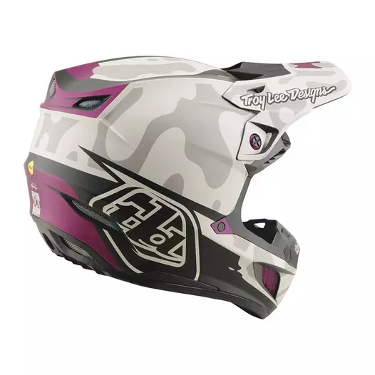 Troy Lee Designs Se5 Composite Myth Мотошлем Pumice Белый