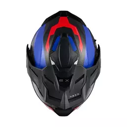 Nexx X.lifecountry Terra Мотошлем Blue Red Matt Синий