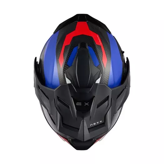 Nexx X.lifecountry Terra Мотошлем Blue Red Matt Синий