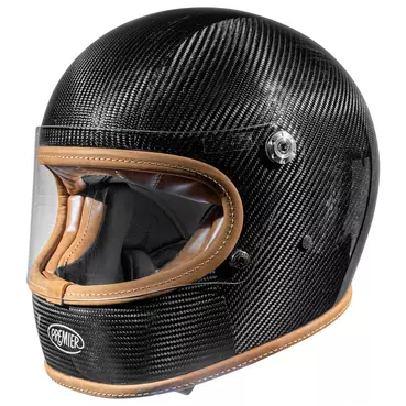Premier Trophy Platinum Edition Carbon Мотошлем Черный