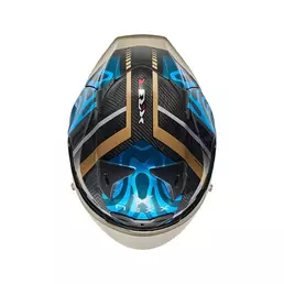 Nexx X.r3r Swirl Мотошлем Sky Blue Синий