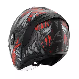 Shark Rs Jet Carbon Shaytan Mat Мотошлем Red Красный