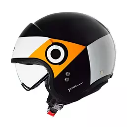 Nolan N21 06 Onirico Мотошлем Black Orange Черный