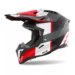 Airoh Aviator 3 Monarch Мотошлем Grey Red Matt Серый