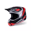 Alpinestars Sm7 Rise Мотошлем Black Silver Red Красный (размер: xs)