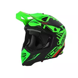 Acerbis X-track 2206 Мотошлем Green Fluo Black Зеленый (размер: xs)
