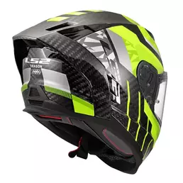 Ls2 Ff807 Dragon Carbon Trax Мотошлем Yellow Желтый