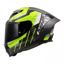 Ls2 Ff807 Dragon Carbon Trax Мотошлем Yellow Желтый