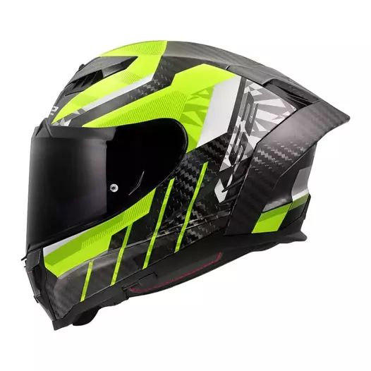 Ls2 Ff807 Dragon Carbon Trax Мотошлем Yellow Желтый
