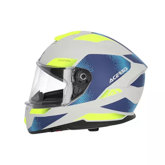 Acerbis Krapon 2206 Мотошлем Grey Blue Синий