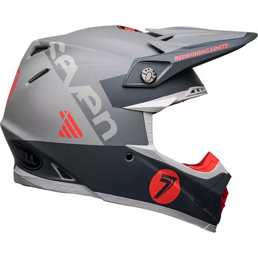 Bell Moto-9s Flex Seven Vanguard Мотошлем Charcoal Серый