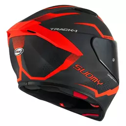 Suomy Track-1 Reaction Мотошлем Anthracite Red Matt Черный