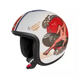 Premier Jet Classic Pin Up 8 Bm Мотошлем Белый