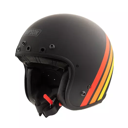 Simpson Chopper Helwood Мотошлем Черный (размер: xs)