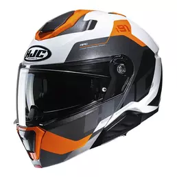 Hjc I91 Carst Modular Мотошлем Orange Оранжевый
