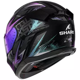 Shark D-skwal 3 Blast-r Мотошлем Black Green Glitter Зеленый