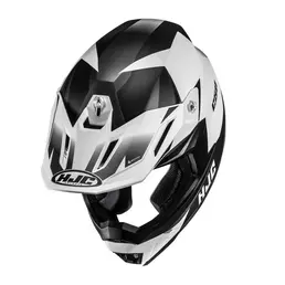 Hjc C50 Slide Мотошлем Black White Matt Белый