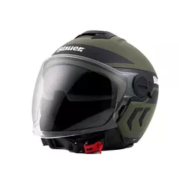 Blauer Demi Jet Dj-01 Мотошлем Green Matt Зеленый