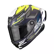 Scorpion Exo Race Air Kobra Мотошлем Blue Yellow Matt Синий