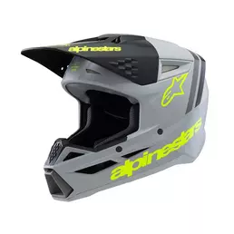Alpinestars S-m3 Youth Radium Мотошлем Grey Black