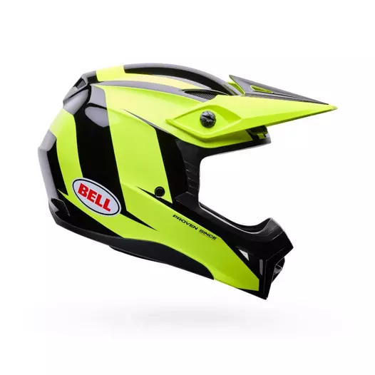 Bell Mx-10 Mips Talon Мотошлем Yellow Black Желтый