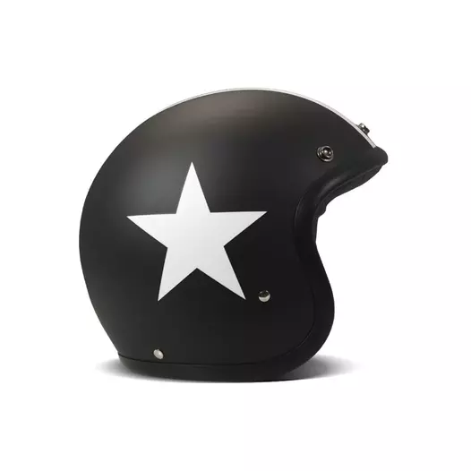 Dmd Jet Retro Star Мотошлем Black Черный (размер: xs)