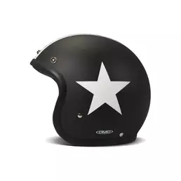 Dmd Jet Retro Star Мотошлем Black Черный