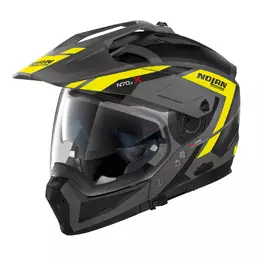 Nolan N70.2x Grandes Alpes N-com Modular Мотошлем Black Yellow Желтый