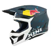 Kini Red Bull Mx3 1.0 Мотошлем Blue White Синий