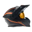 Amoq Ballast Мотошлем Black Orange Matt Оранжевый
