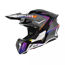 Airoh Twist 3 Hustle Мотошлем Glossy Черный (размер: xs)