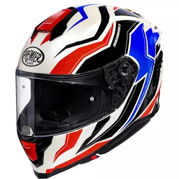 Premier Hyper Rw 13 Мотошлем Red Blue Белый