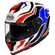 Premier Hyper Rw 13 Мотошлем Red Blue Белый