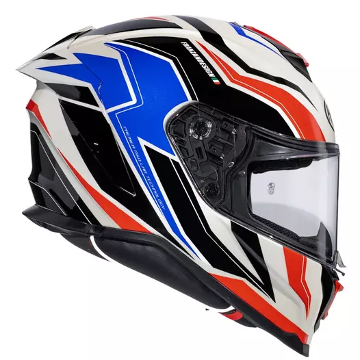 Premier Hyper Rw 13 Мотошлем Red Blue Белый