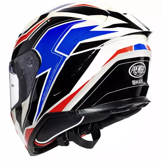 Premier Hyper Rw 13 Мотошлем Red Blue Белый